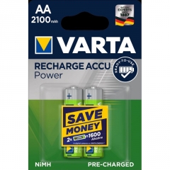 2er Pack VARTA Akku RECHARGE ACCU Power AA 2100 mAh